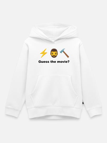 Die Schmiede des Donnergottes - Kinder Premium Organic Hoodie - Weiß