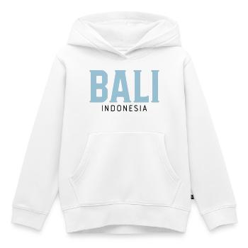 Bali - Kinder Premium Organic Hoodie - Weiß - Vorne - AI Model Kid Female (0cm)