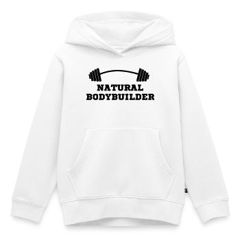 Fitnessstudio - Kinder Premium Organic Hoodie - Weiß - Vorne - AI Model Kid Female (0cm)