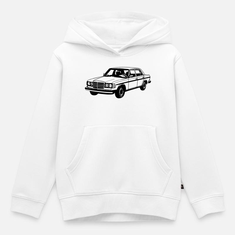MB W123 , Youngtimer / Oldtimer ...(25) - Kinder Premium Organic Hoodie - Weiß