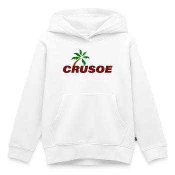 CRUSOE - Kinder Premium Organic Hoodie - Weiß - Vorne - AI Model Kid Female (0cm)
