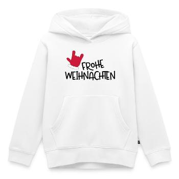 Weihnachten - Kinder Premium Organic Hoodie - Weiß - Vorne - AI Model Kid Female (0cm)
