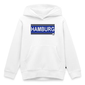 Hamburg , Tradition , Hamburg Fussball Fan (25) - Kinder Premium Organic Hoodie - Weiß - Vorne - AI Model Kid Female (0cm)