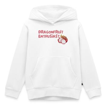 Drachenfrucht Enthusiast - Kinder Premium Organic Hoodie - Weiß - Vorne - AI Model Kid Female (0cm)