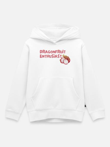 Drachenfrucht Enthusiast - Kinder Premium Organic Hoodie - Weiß