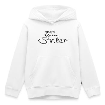 mein kleiner Stinker - Kinder Premium Organic Hoodie - Weiß - Vorne - AI Model Kid Female (0cm)