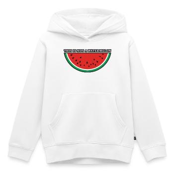This Is Not A Watermelon - Kids Premium Organic Hoodie - white - Front - AI Model Kid Female (0cm)