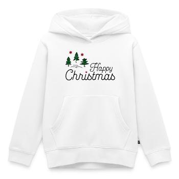 Weihnachtsdesign für Weihnachtsgeschenke - Kinder Premium Organic Hoodie - Weiß - Vorne - AI Model Kid Female (0cm)