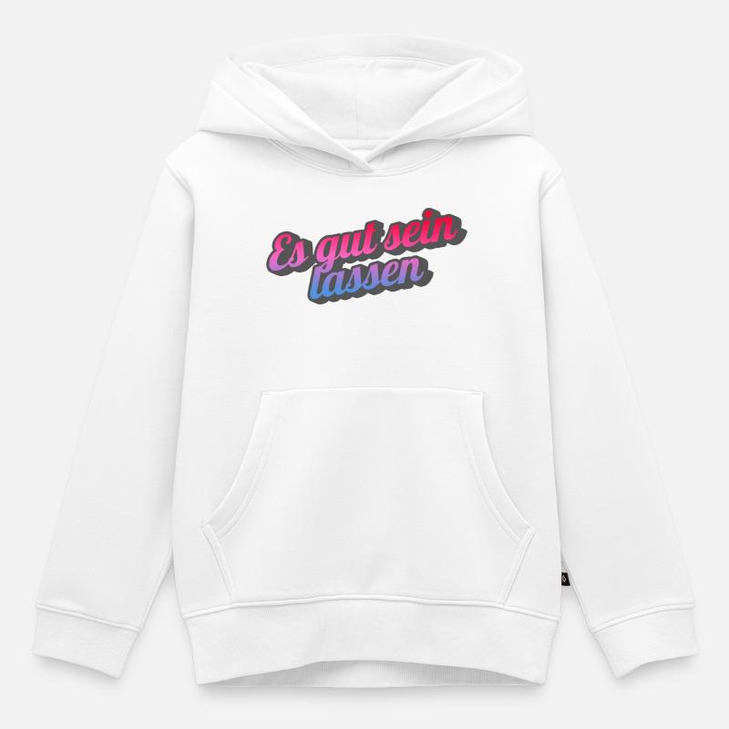 Ainsi soit-il. - Sweat Premium à capuche enfant bio - blanc