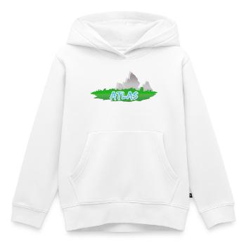 Conception - Sweat Premium à capuche enfant bio - blanc - Devant - AI Model Kid Female (0cm)