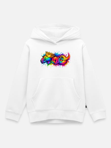 Cano - Kinder Premium Organic Hoodie - Weiß