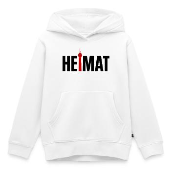 Heimat Düsseldorf Rheinturm - Kinder Premium Organic Hoodie - Weiß - Vorne - AI Model Kid Female (0cm)