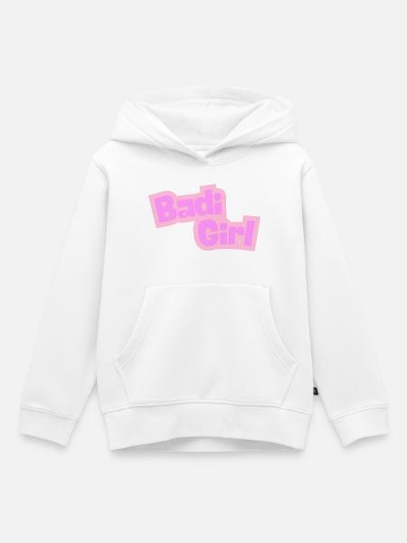 Badi Girl - Kinder Premium Organic Hoodie - Weiß