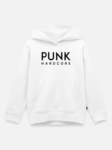 Hardcore-Punk - Kinder Premium Organic Hoodie - Weiß
