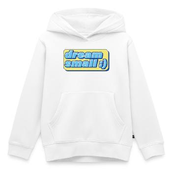 Retro Pixel Dream – Motivation ironique - Sweat Premium à capuche enfant bio - blanc - Devant - AI Model Kid Female (0cm)