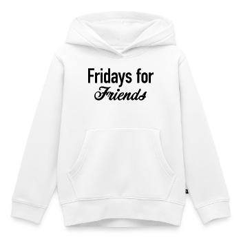 Freitage für Freunde - Kinder Premium Organic Hoodie - Weiß - Vorne - AI Model Kid Female (0cm)