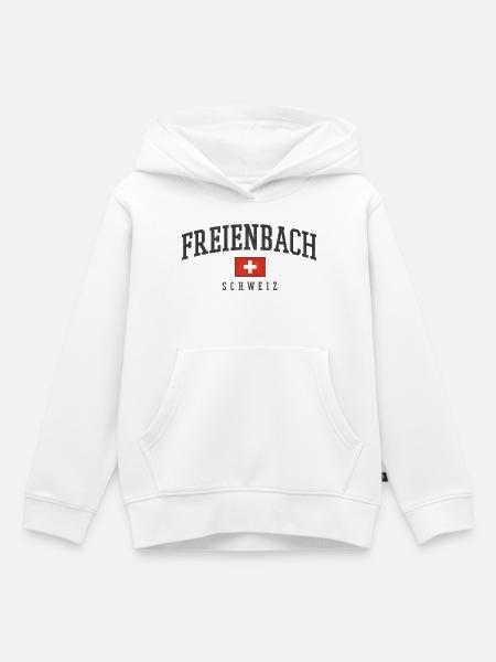 Freienbach Schweiz Emblem - Kinder Premium Organic Hoodie - Weiß