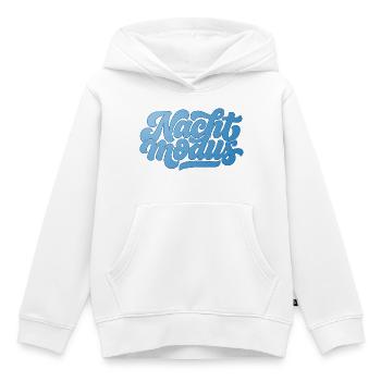 Nuit - Sweat Premium à capuche enfant bio - blanc - Devant - AI Model Kid Female (0cm)