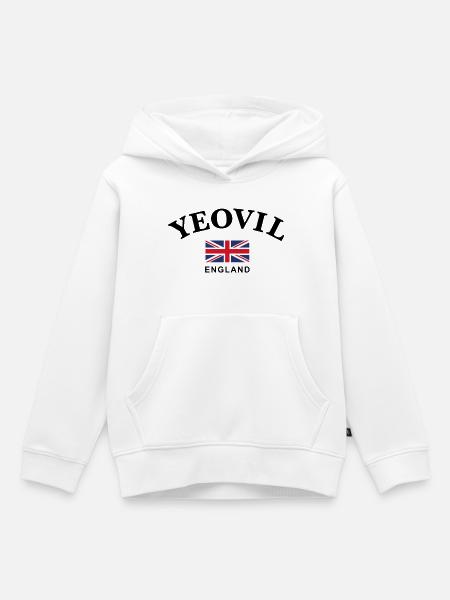 Yeovil, England - Kinder Premium Organic Hoodie - Weiß