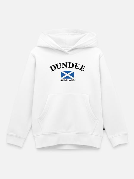 Dundee, Schottland - Kinder Premium Organic Hoodie - Weiß
