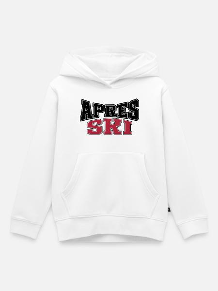 Apres Ski - Kinder Premium Organic Hoodie - Weiß