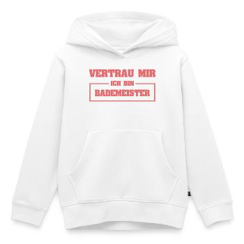Bademeister - Kinder Premium Organic Hoodie - Weiß - Vorne - AI Model Kid Female (0cm)