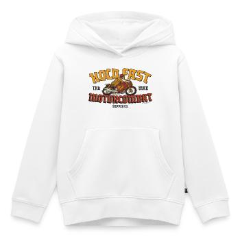 Hold Fast - Kinder Premium Organic Hoodie - Weiß - Vorne - AI Model Kid Female (0cm)