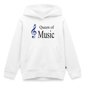 musik - Kinder Premium Organic Hoodie - Weiß - Vorne - AI Model Kid Female (0cm)