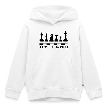 Schach - Kinder Premium Organic Hoodie - Weiß - Vorne - AI Model Kid Female (0cm)