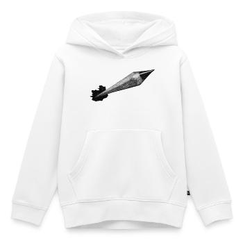 pencil - Kids Premium Organic Hoodie - white - Front - AI Model Kid Female (0cm)