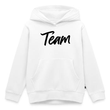 Team - Kinder Premium Organic Hoodie - Weiß - Vorne - AI Model Kid Female (0cm)