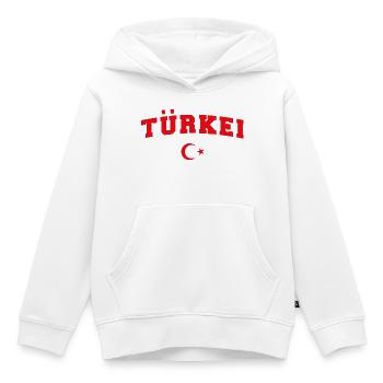 Türkei Fan T-Shirt Türkiye - Kinder Premium Organic Hoodie - Weiß - Vorne - AI Model Kid Female (0cm)