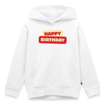 Happy Birthday - Kinder Premium Organic Hoodie - Weiß - Vorne - AI Model Kid Female (0cm)