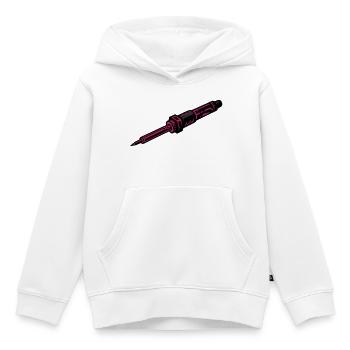 Soldering Iron FPV Drone Hobbyist Electronics - Kids Premium Organic Hoodie - white - Front - AI Model Kid Female (0cm)
