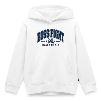Final Battle Gaming - Kinder Premium Organic Hoodie - Weiß - Vorne - AI Model Kid Female (0cm)
