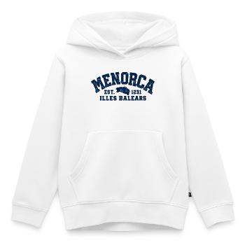 Menorca - Insel - Mittelmeer - Spanien - Balearen - Kinder Premium Organic Hoodie - Weiß - Vorne - AI Model Kid Female (0cm)