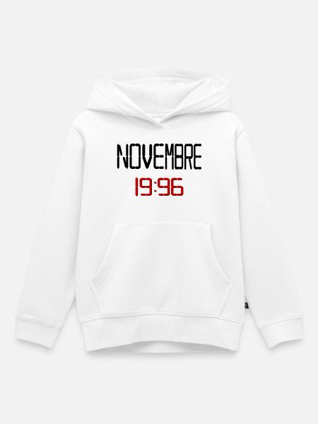 Geburtstag, November 1996 Englisch - Kinder Premium Organic Hoodie - Weiß