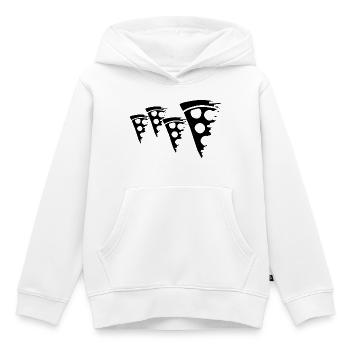 Pizza - Sweat Premium à capuche enfant bio - blanc - Devant - AI Model Kid Female (0cm)