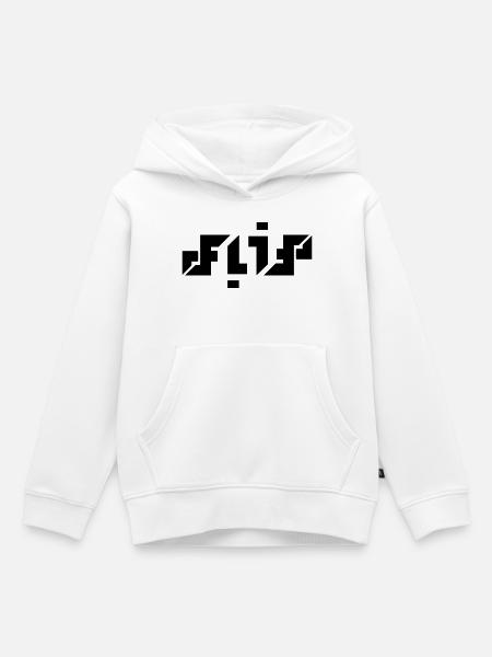 FLIP - Kinder Premium Organic Hoodie - Weiß