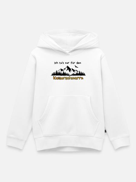 Kaiserschmarrn Berge wandern Spruch - Kinder Premium Organic Hoodie - Weiß