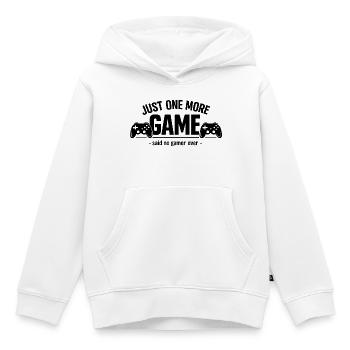 Encore un match - Sweat Premium à capuche enfant bio - blanc - Devant - AI Model Kid Female (0cm)