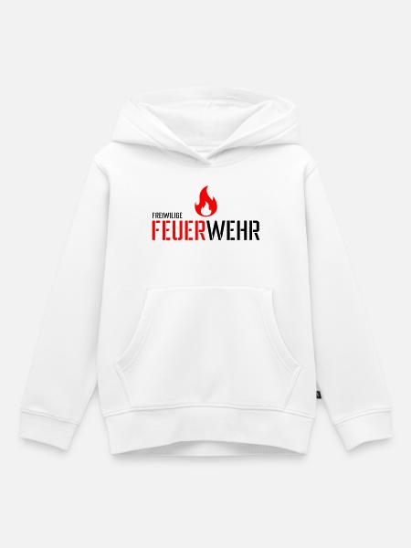 Freiwillige Feuerwehr - Kinder Premium Organic Hoodie - Weiß