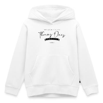Thorny - Kinder Premium Organic Hoodie - Weiß - Vorne - AI Model Kid Female (0cm)