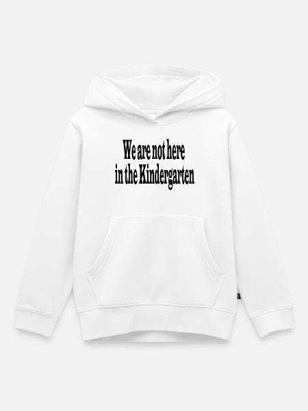 Kindergarten - Kinder Premium Organic Hoodie - Weiß
