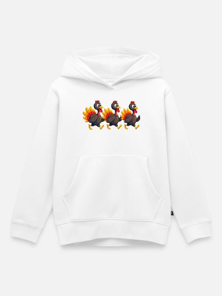 Thanksgiving Truthahn Baby - Kinder Premium Organic Hoodie - Weiß