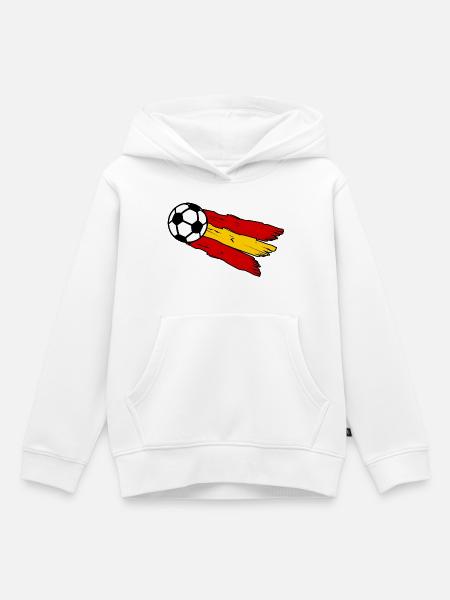 Die spanischen Fans - Kinder Premium Organic Hoodie - Weiß
