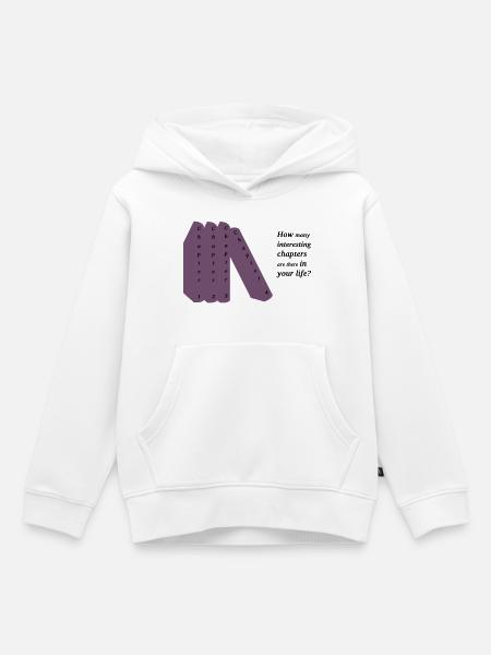 DEIN Leben. Your life. - Kinder Premium Organic Hoodie - Weiß
