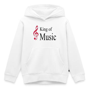 musik - Kinder Premium Organic Hoodie - Weiß - Vorne - AI Model Kid Female (0cm)