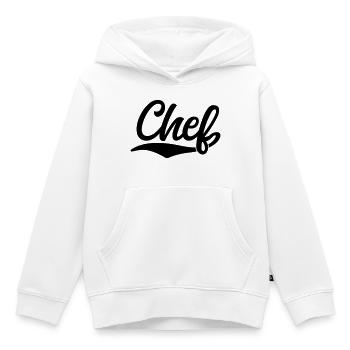 Chef - Kinder Premium Organic Hoodie - Weiß - Vorne - AI Model Kid Female (0cm)