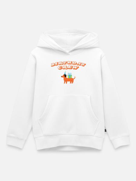 Happy Birthday - Kinder Premium Organic Hoodie - Weiß